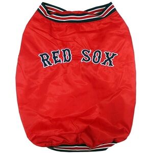 Pets First MLB Boston Red Sox Dugout Jacket for Dogs size L